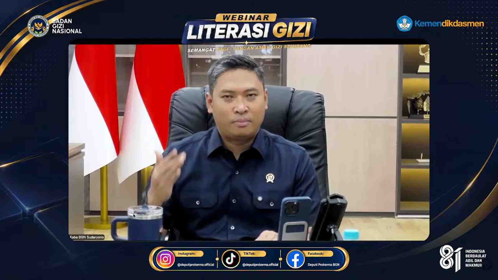 BGN Sasar 658.300 Guru dan Tenaga Kependidikan untuk Perkuat Literasi Gizi MBG