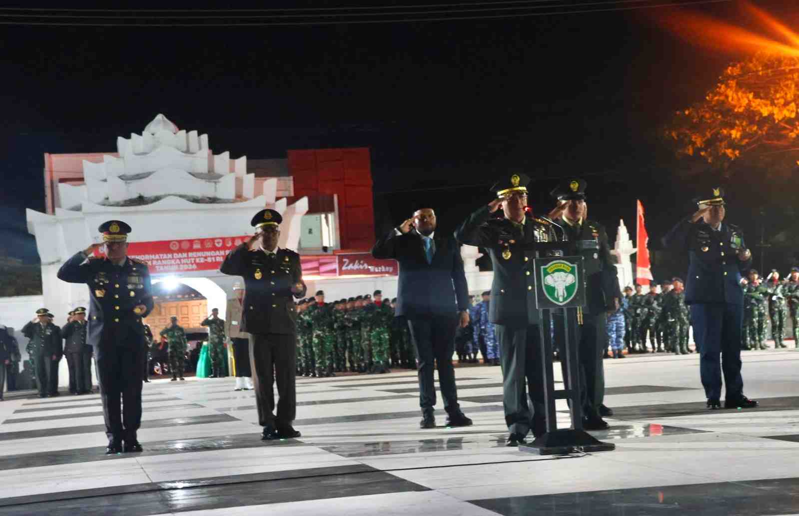 Pangdam IM Pimpin Apel Kehormatan dan Renungan Suci di TMP Banda Aceh