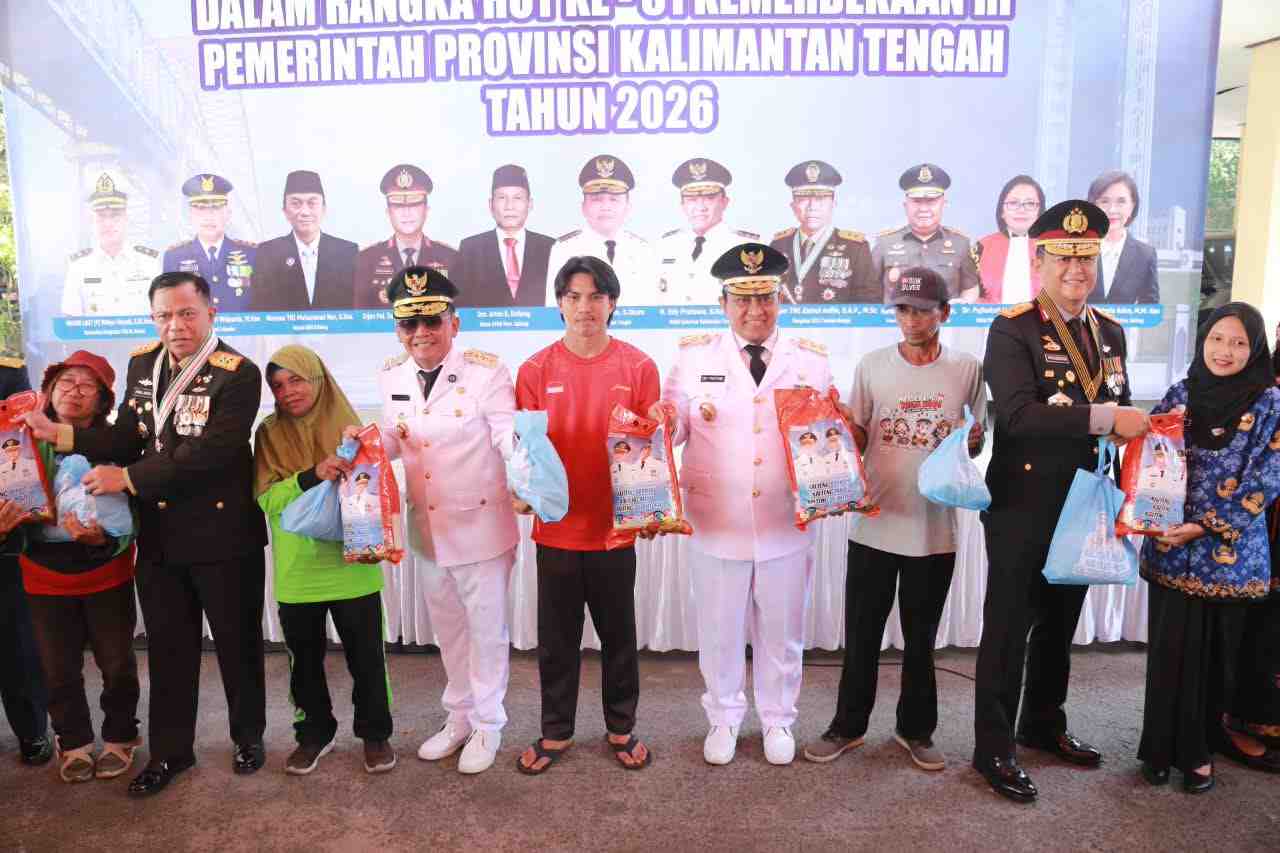 HUT ke-81 RI, Pemprov Kalteng Salurkan 5.000 Paket Sembako Murah