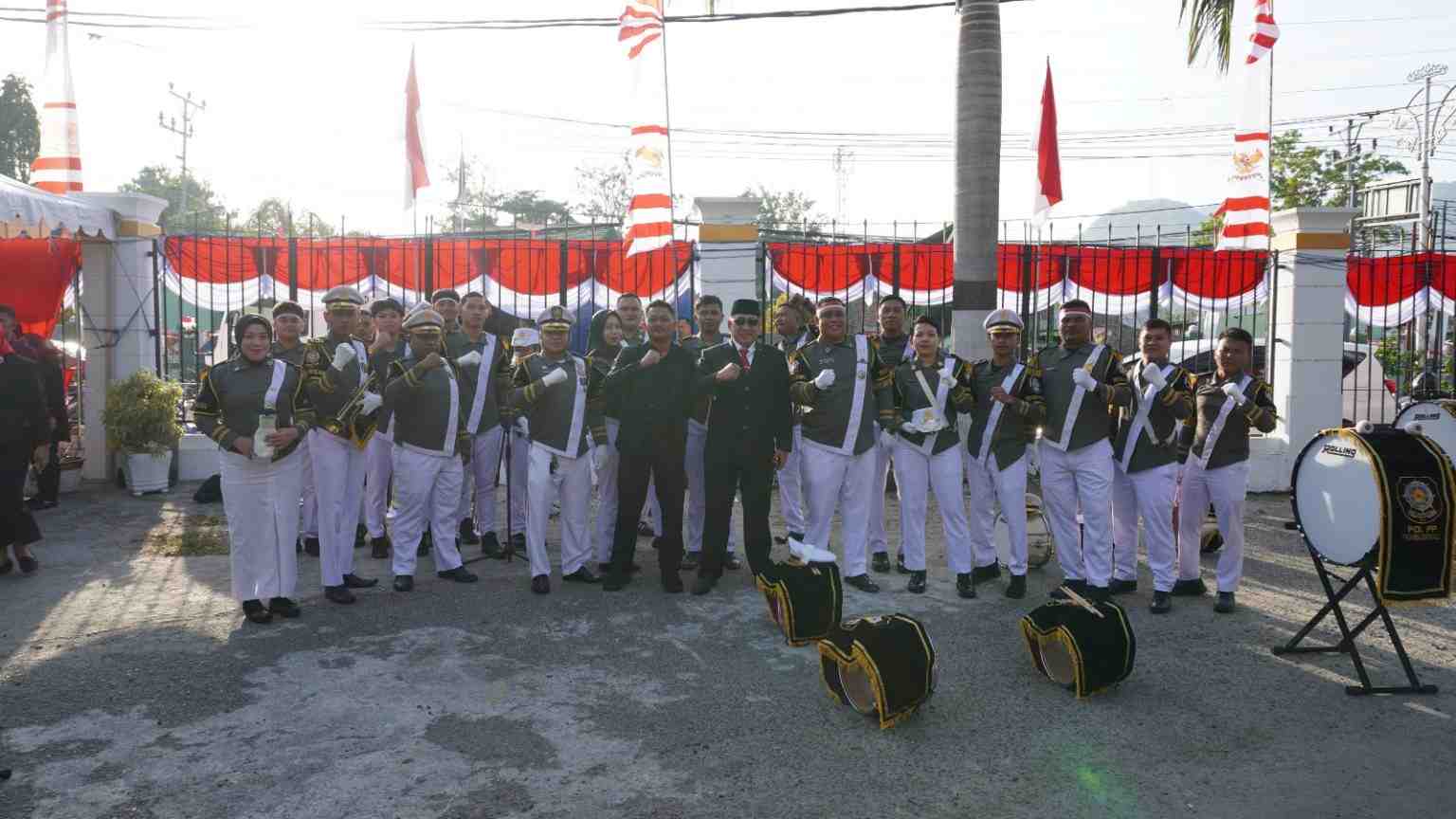 Gita Praja Wibawa Satpol PP Gorontalo Tampil Apik di HUT ke-81 Kemerdekaan