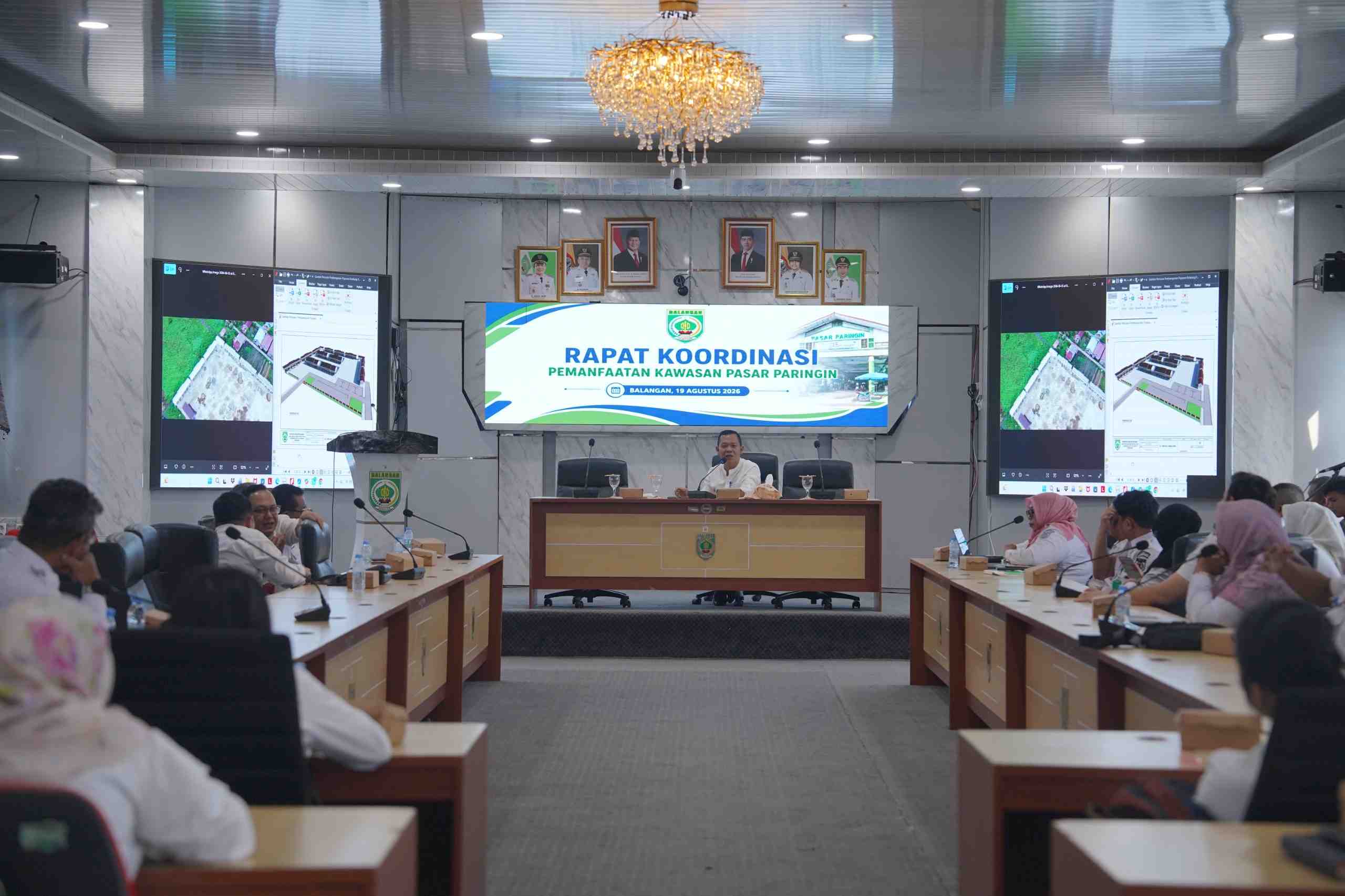 Pemkab Balangan Bahas Rencana Pemanfaatan Kawasan Pasar Paringin