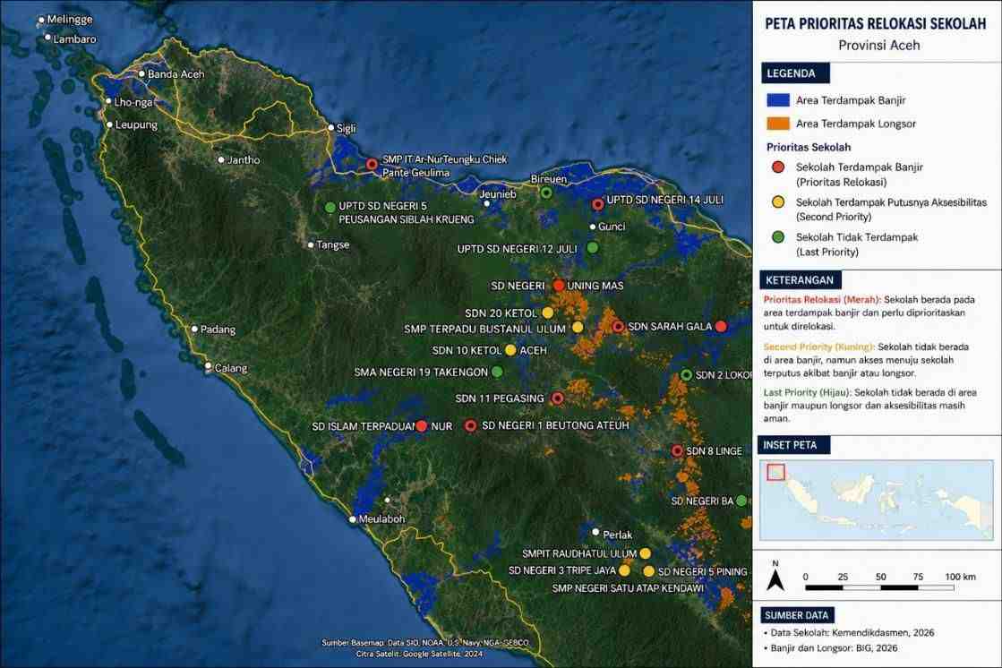 BIG Targetkan Pemetaan 52 Kabupaten/Kota Terdampak Banjir Sumatra hingga 2028