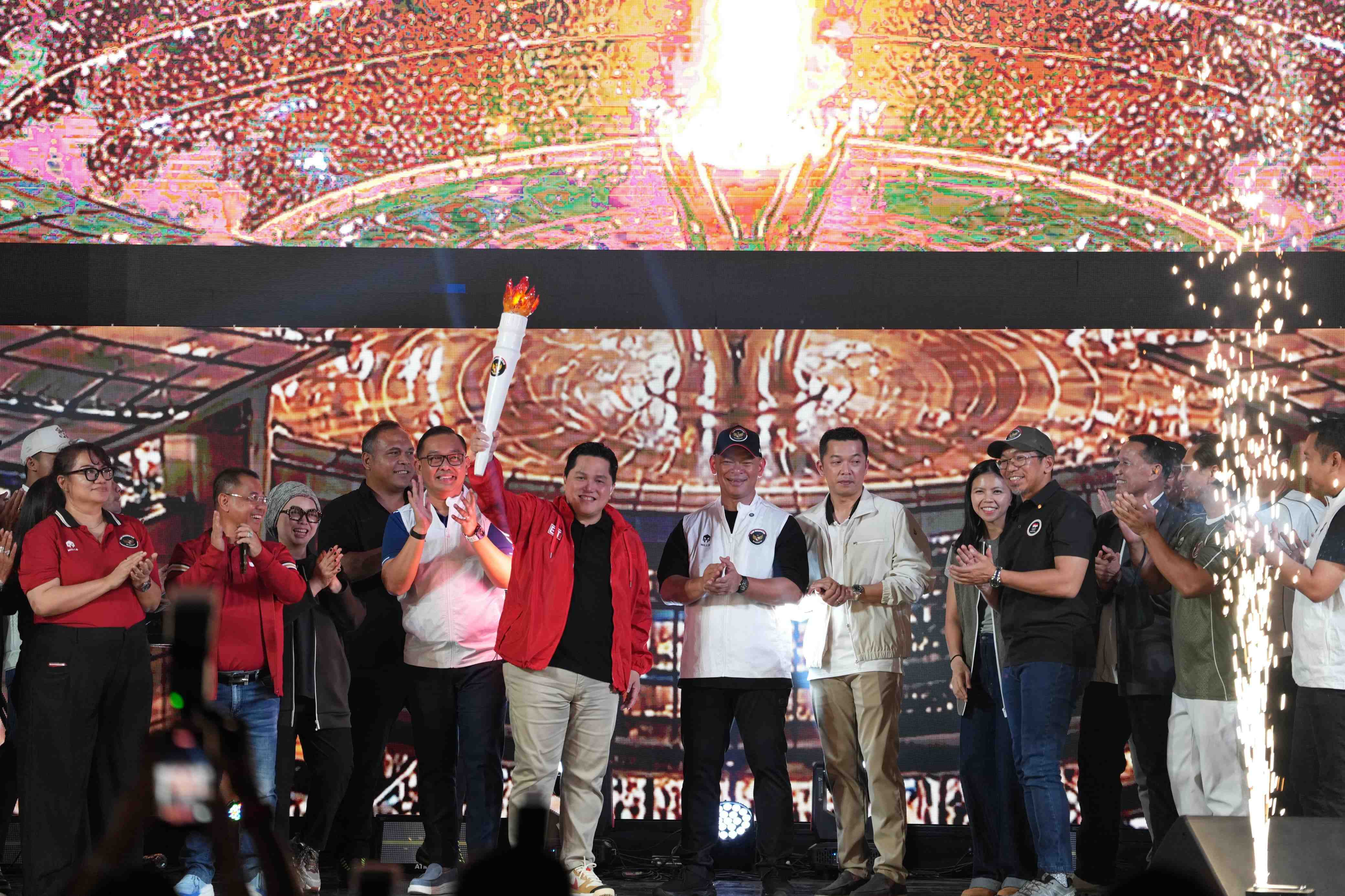 Menpora Erick Kobarkan Semangat 432 Atlet Indonesia Jelang Asian Games 2026