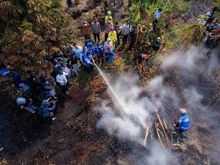 Air Sulit, Menteri Lingkungan Hidup Soroti Karhutla Banjarbaru