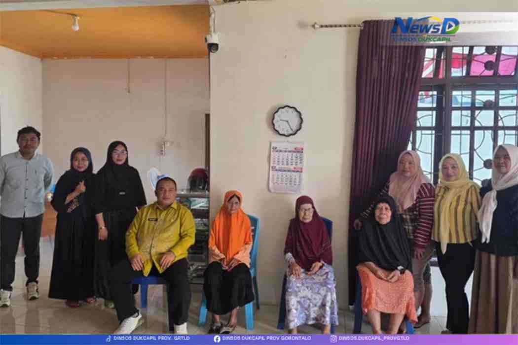 Pastikan Layanan Humanis, Dinsosdukcapil Gorontalo Tinjau Panti Sosial