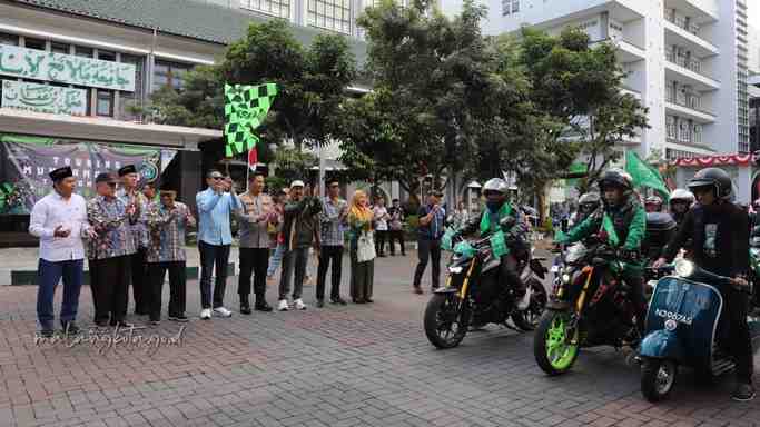 Bikers NU Malang Menuju Jombang, Keselamatan Jadi Pesan Utama