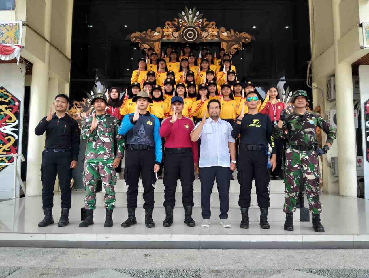 Jelang Upacara HUT RI, Paskibraka Palangka Raya Genjot Pemantapan Latihan 