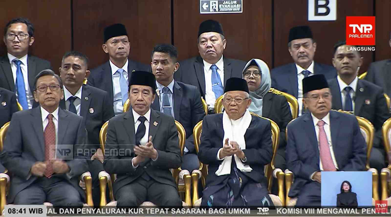 Momen Kebersamaan Pemimpin RI Hadir di Sidang Tahunan MPR 2026