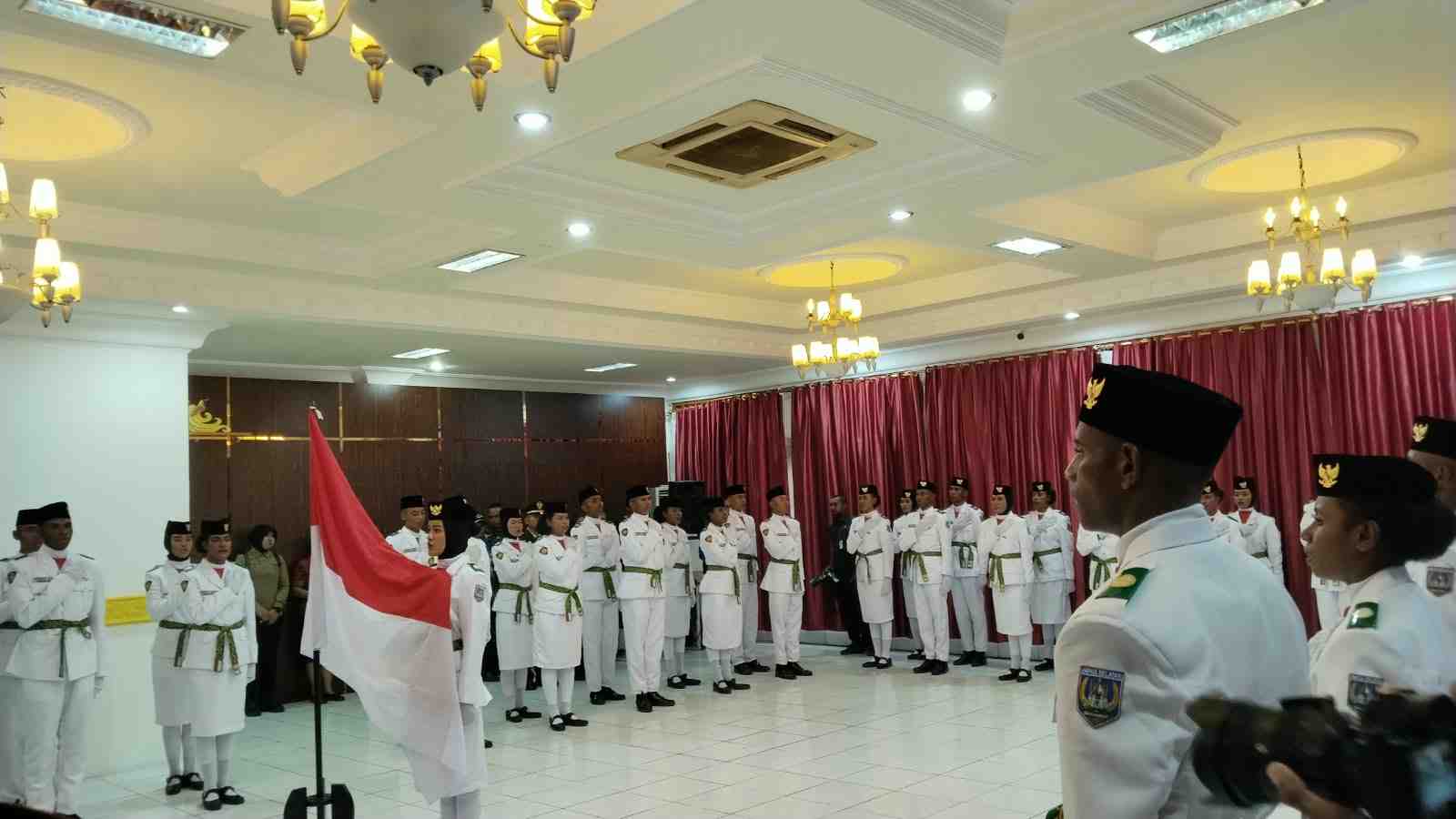 52 Paskibraka Papua Selatan Dikukuhkan, Siap Kibarkan Merah Putih 