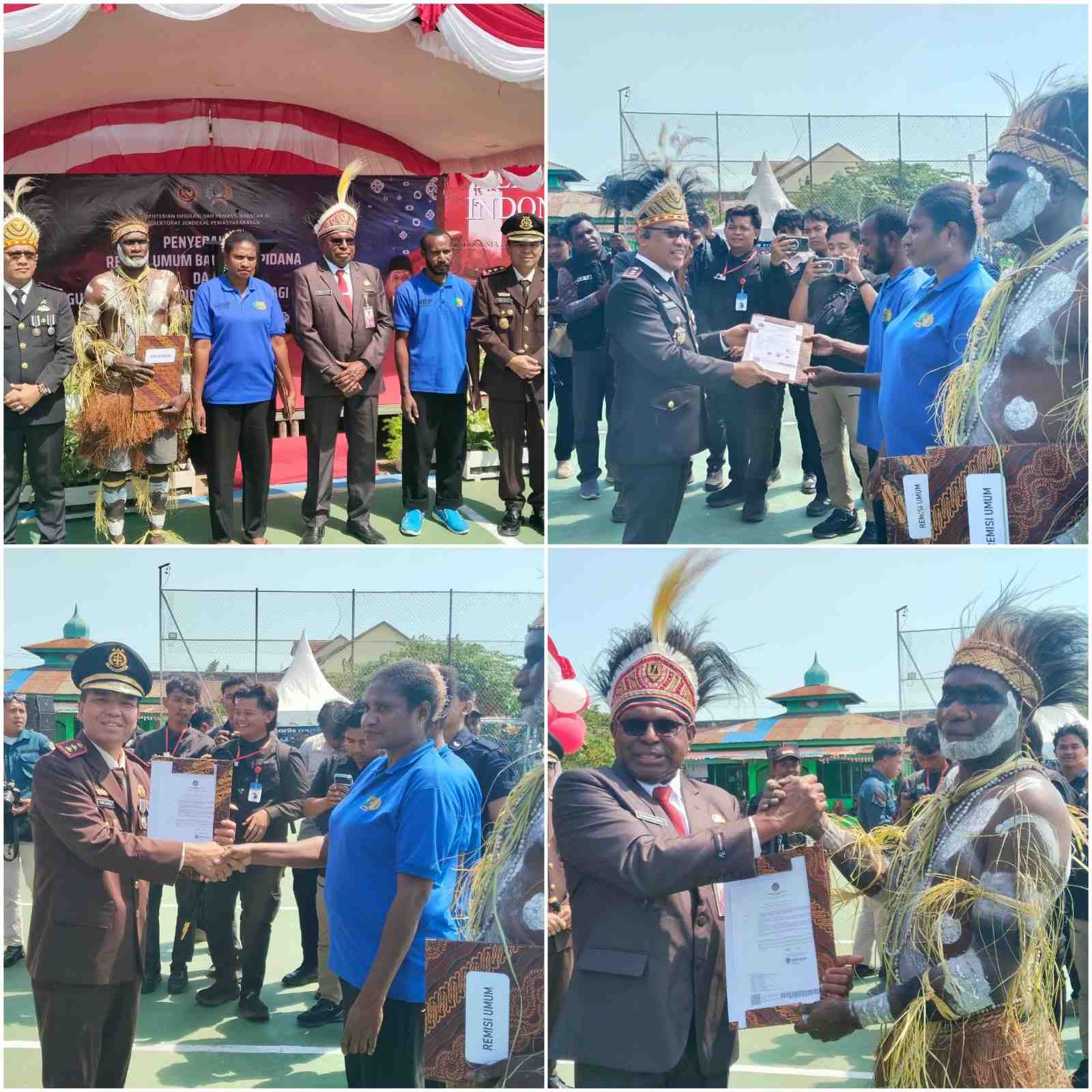418 Warga Binaan di Merauke Terima Remisi HUT ke-81  RI