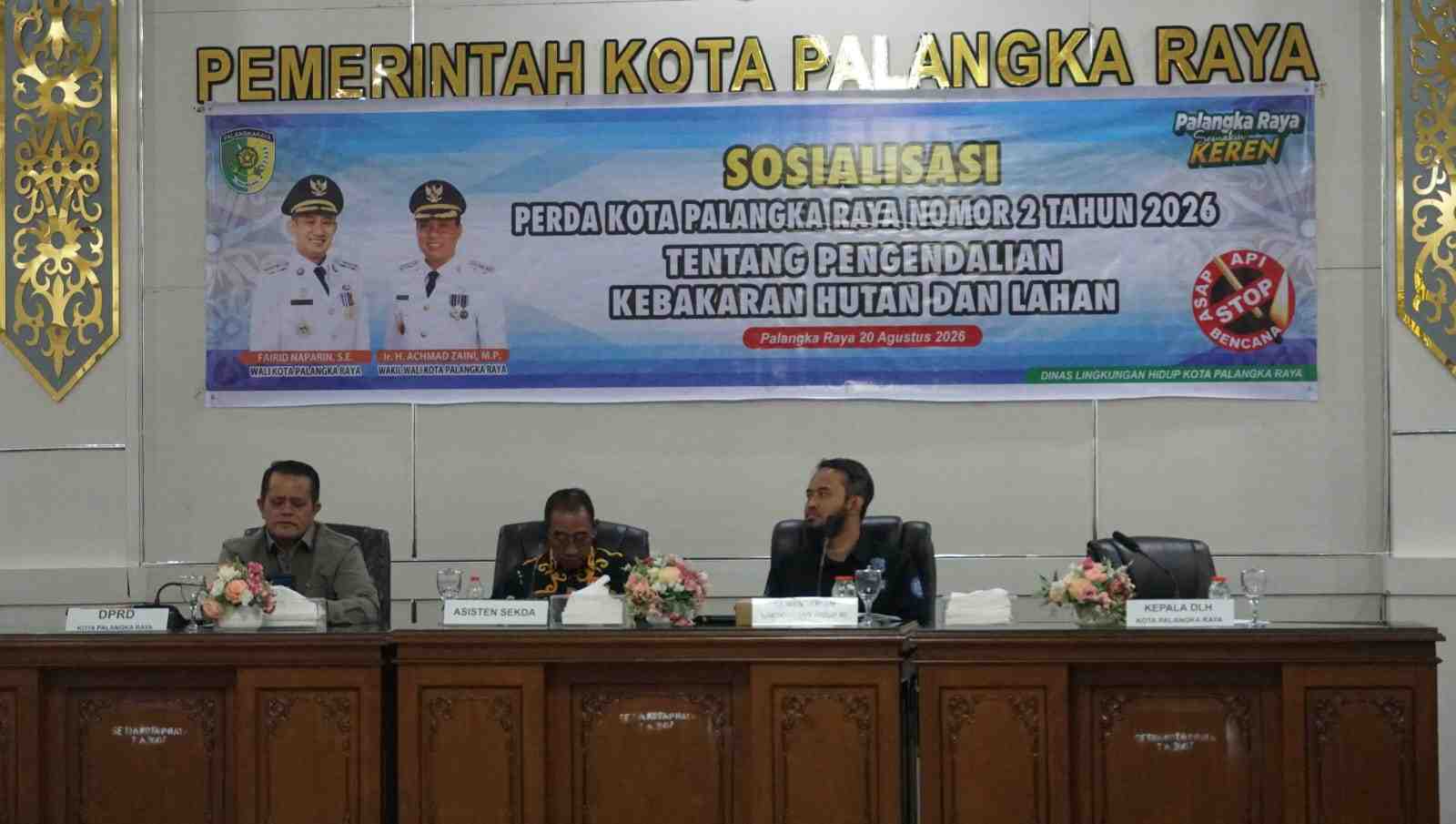 Pemko Palangka Raya Sosialisasikan Perda Pengendalian Karhutla
