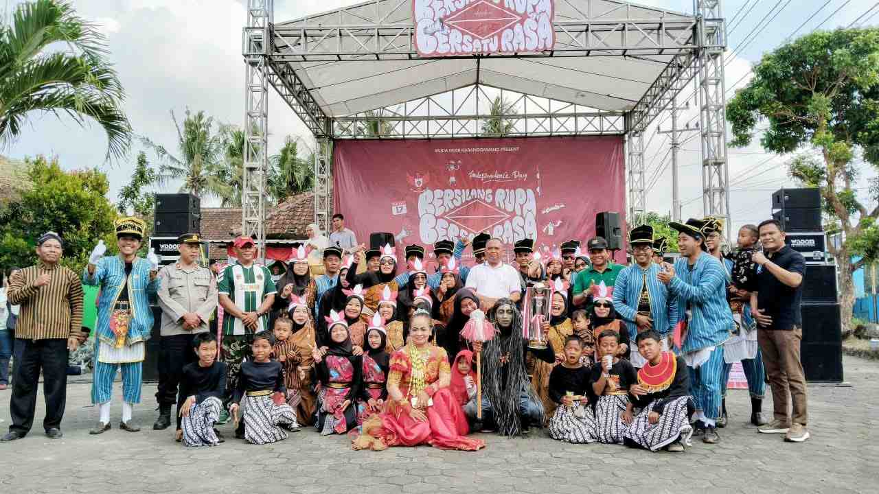 HUT ke-81 RI di Tempel, Bupati Sleman Tegaskan Pentingnya Persatuan