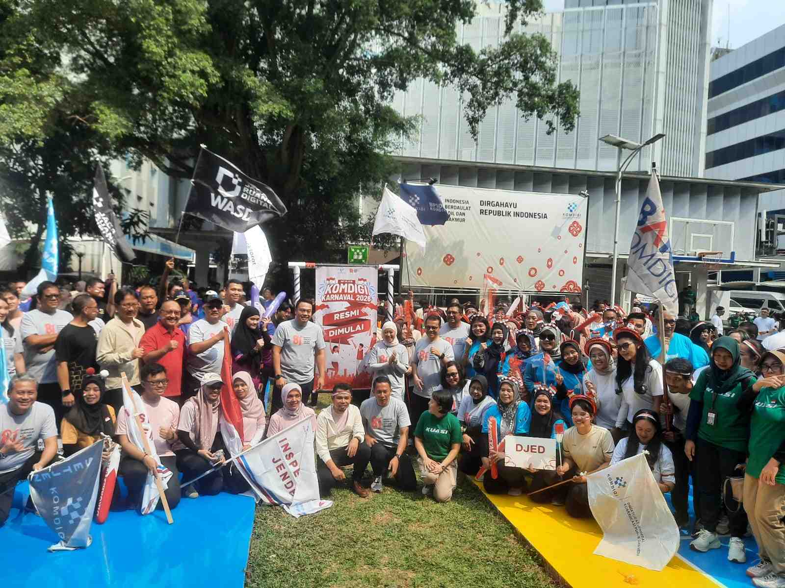 Komdigi Karnaval 2026 Perkuat Soliditas Pegawai Sambut HUT RI