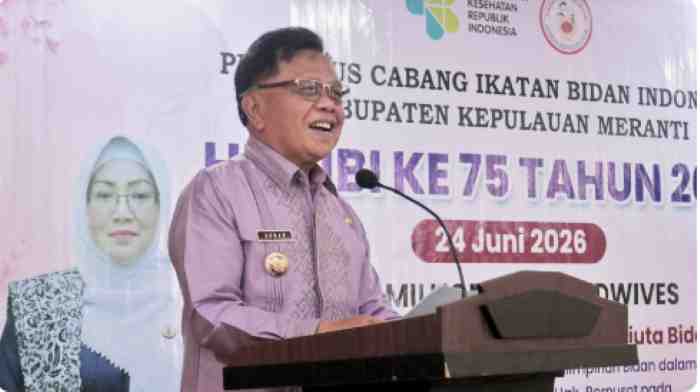 HUT ke-75 IBI, Bupati Meranti: Bidan Garda Terdepan Wujudkan Generasi Emas Indonesia 2045