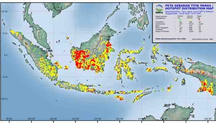 Potensi Karhutla Meningkat, Sumatra, Jawa, dan Kalimantan Jadi Perhatian