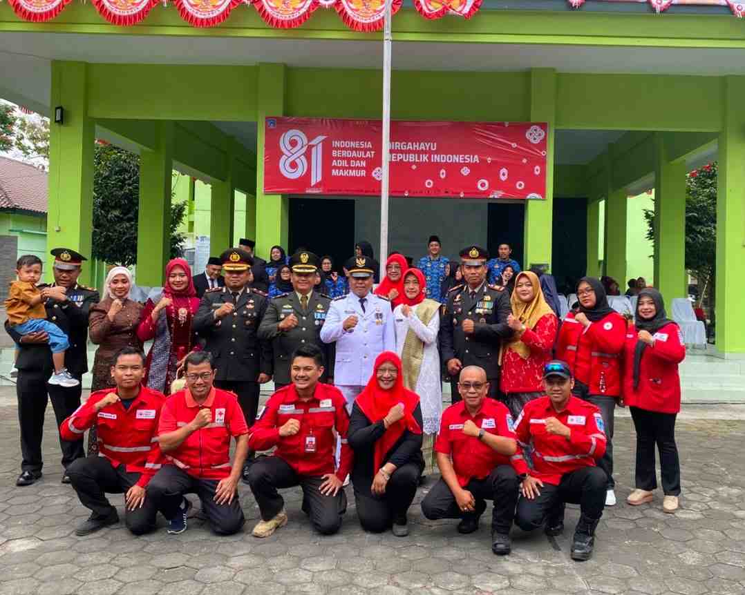 PMI Depok Siagakan Tim Medis Upacara HUT ke-81 RI di Kapanewon Depok