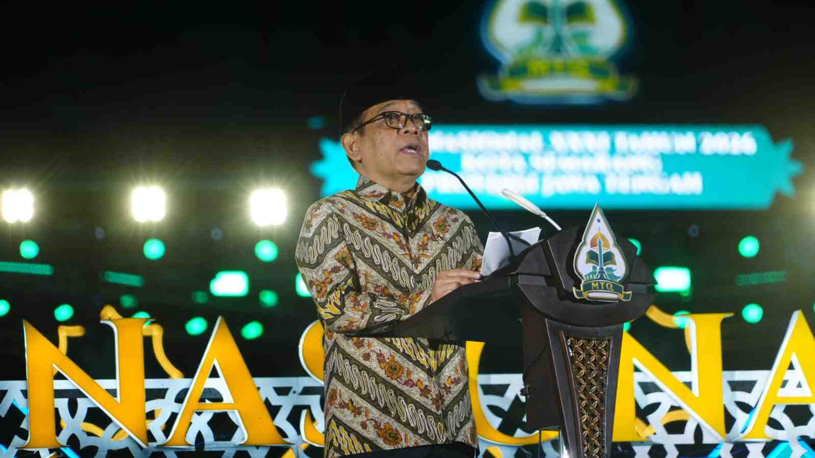 Menko PMK: MTQ Nasional XXXI Momentum Pembinaan Manusia Berkelanjutan