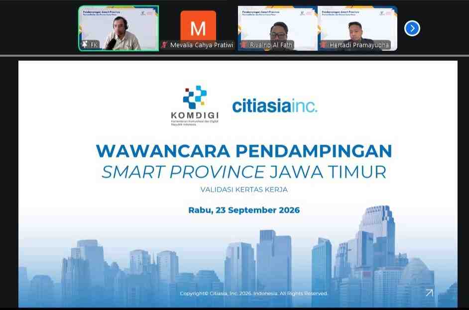 Kementerian Komdigi Dampingi Pemprov Jatim dalam Pengembangan Smart Province