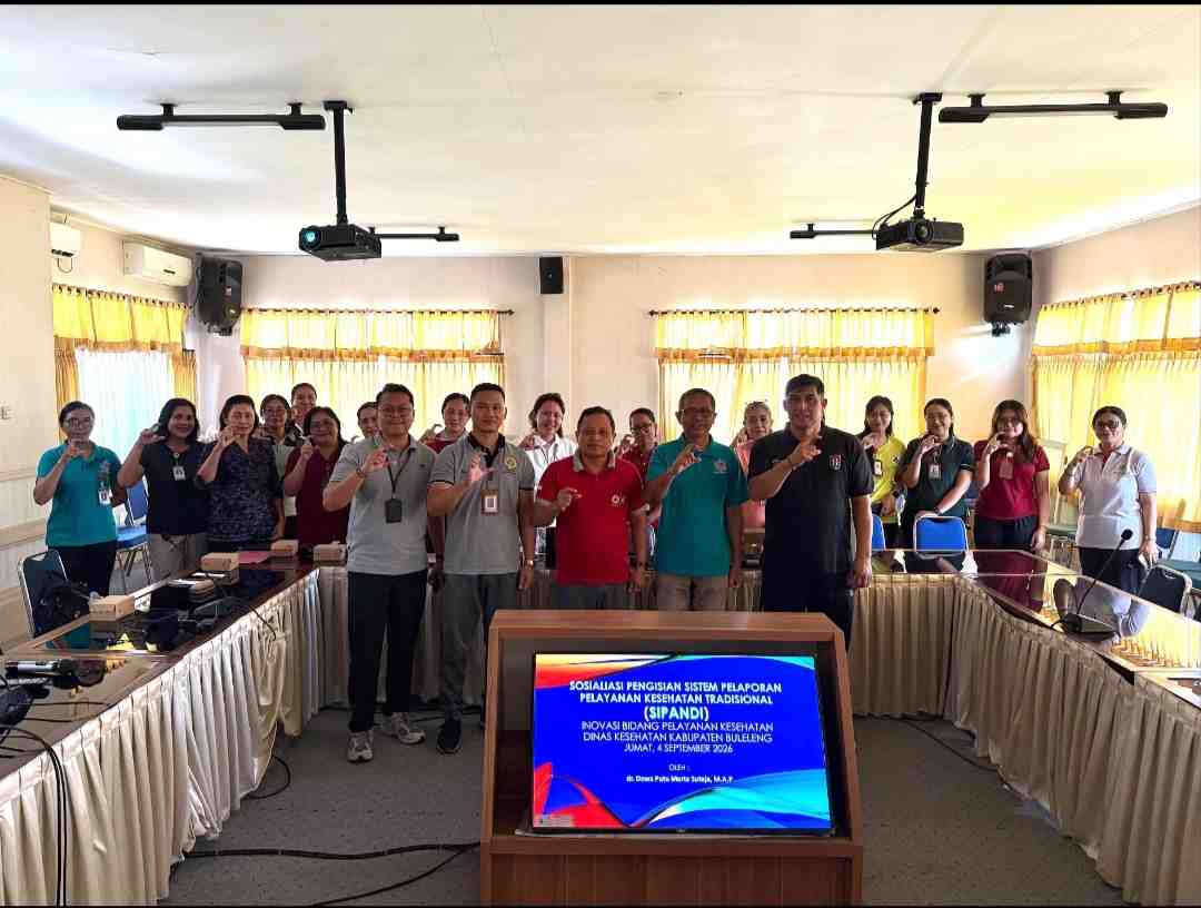 Buleleng Digitalisasi Data Pelayanan Kesehatan Tradisional melalui SIPANDI