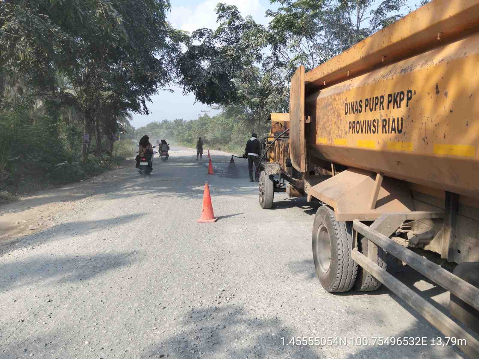 Pemprov Riau Pulihkan Jalan Rusak di Rohil, Tiga Ruas Kembali Fungsional