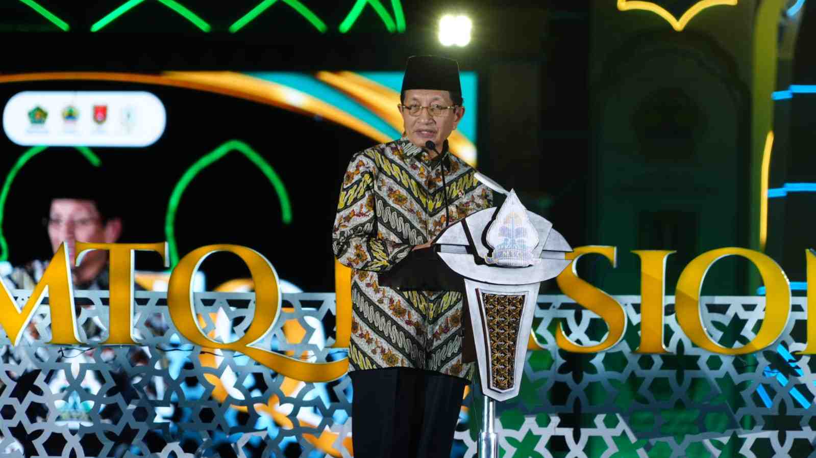 MTQ Nasional Digelar Setiap Tahun, Menag: Perkuat Syiar dan Persaudaraan Kebangsaan