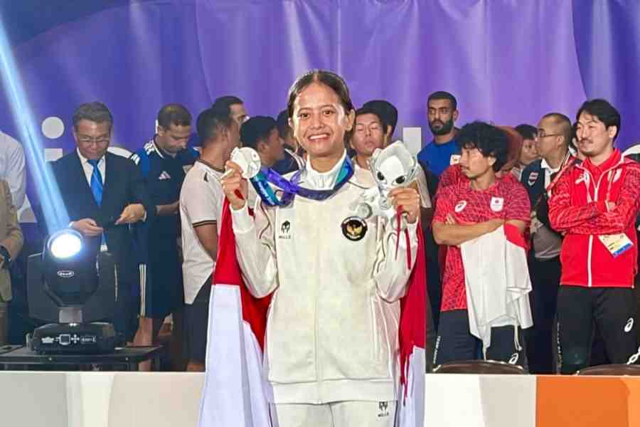 Lima Kemenangan Antar Sumaya Raih Medali Perak Asian Games di Jepang