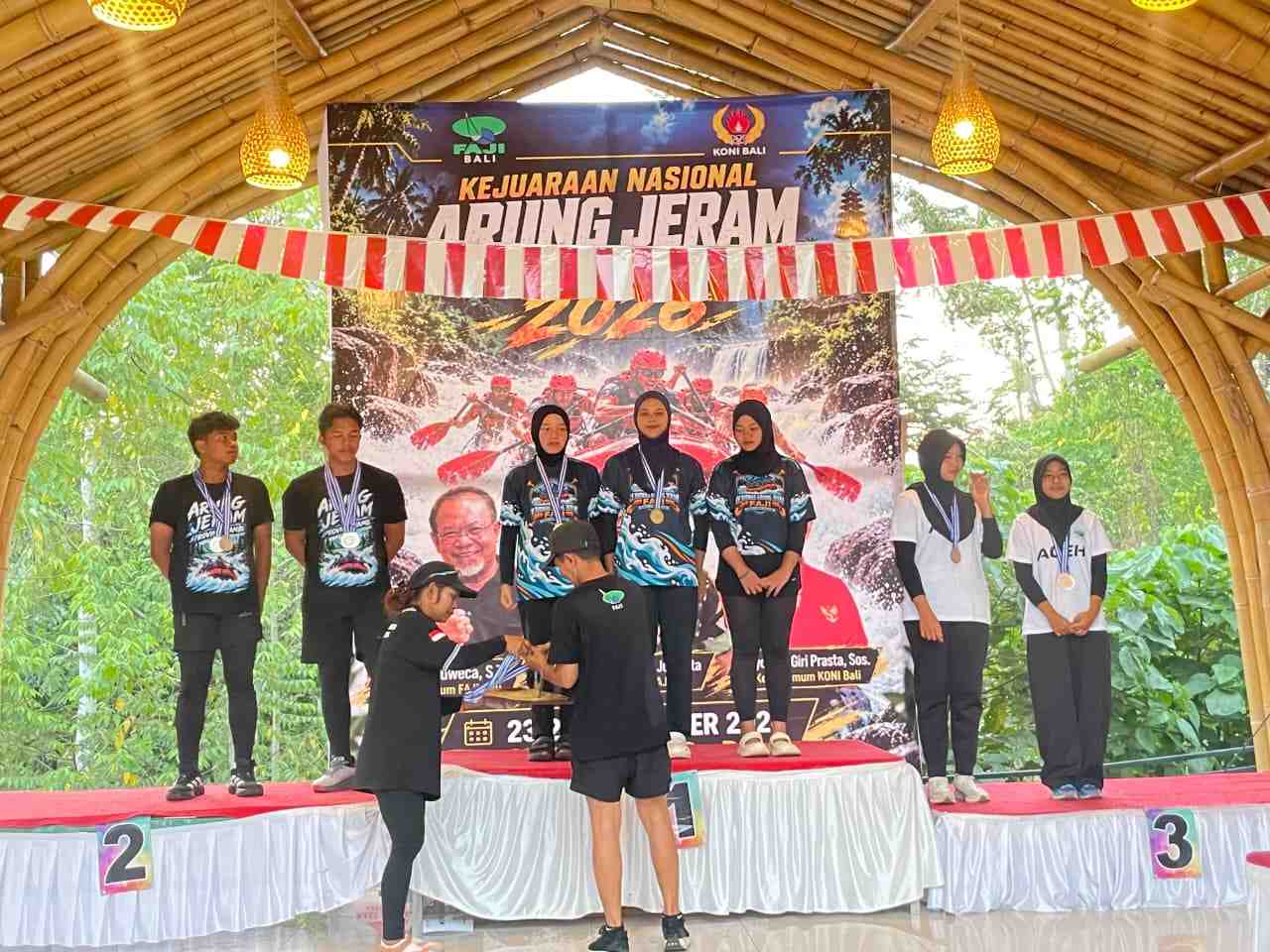 FAJI Nagan Raya Koleksi Satu Emas dan Dua Perunggu di Kejurnas Arung Jeram 2026
