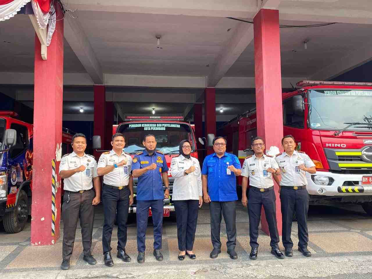 Perkuat Respons Kebakaran, Damkar Pekanbaru Bangun Sinergi dengan Lapas