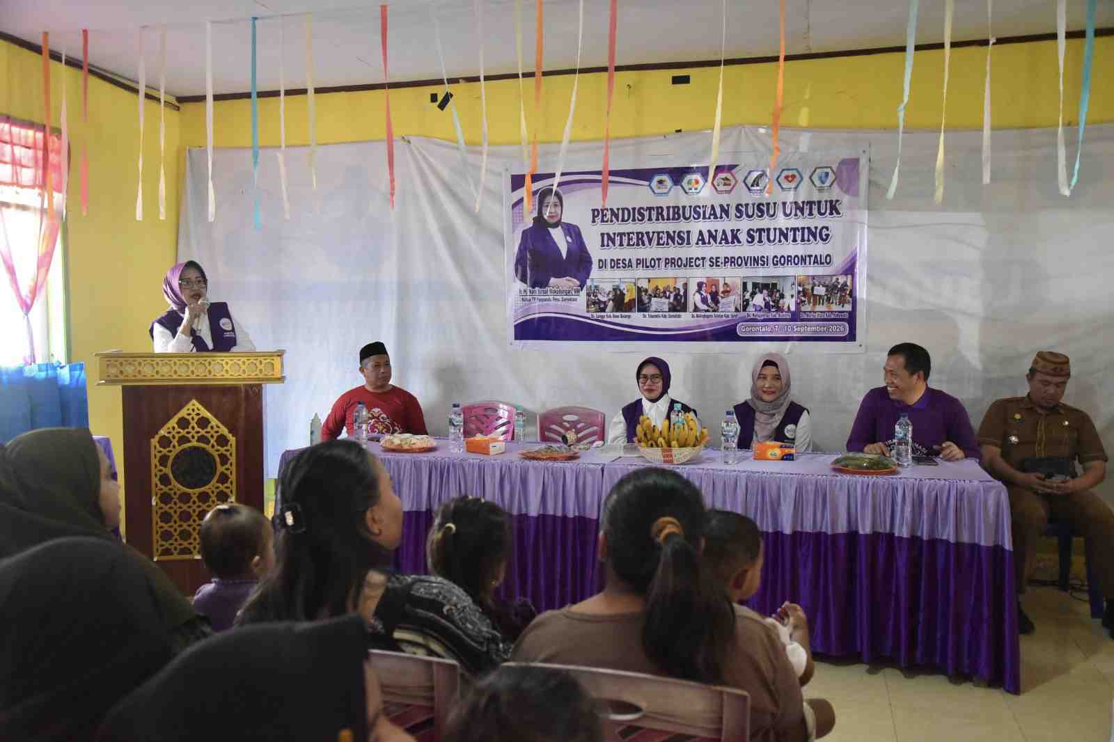 TP Posyandu Gorontalo Salurkan Susu bagi 30 Balita Stunting 