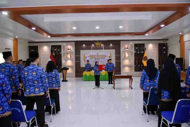 107 CPNS Kobar Resmi Jadi PNS, Bupati Tekankan Integritas dan Kinerja