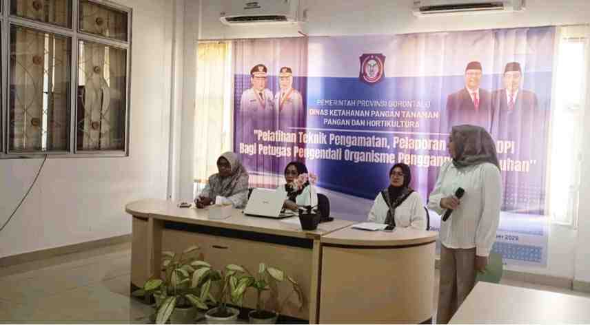Perkuat Ketahanan Pangan, Pemprov Gorontalo Tingkatkan Kapasiatas Petugas POPT