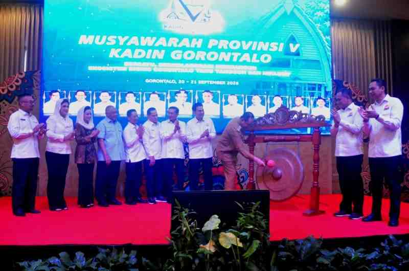 Gubernur Gorontalo Tegaskan Kadin Sebagai Mitra Strategis Pembangunan