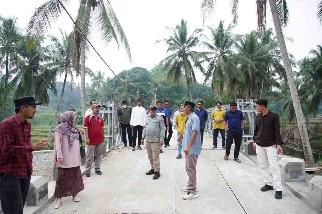 Pemkab Tanah Datar Pastikan Pembangunan Jembatan Bailey Tanjung Anau Berjalan untuk Pulihkan Akses Warga