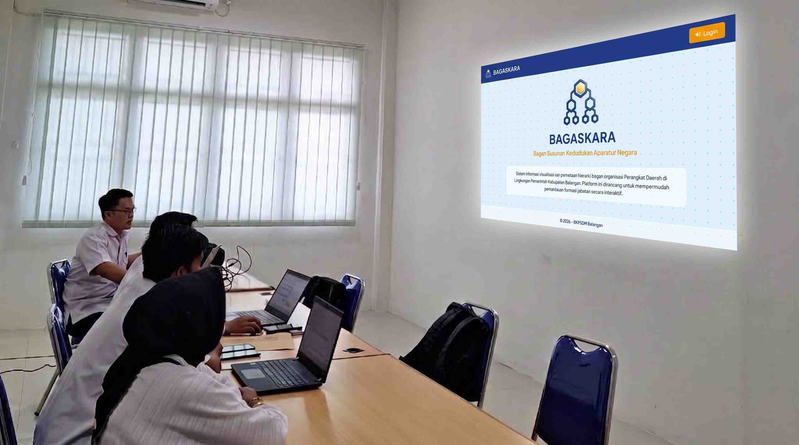 BAGASKARA Digitalisasi Data Jabatan ASN Balangan