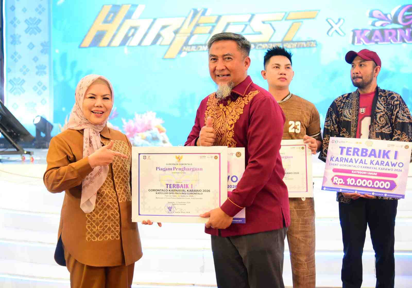 Wagub Gorontalo:  HARFEST X GKK 2026 jadi Wadah Pengembangan Talenta Muda