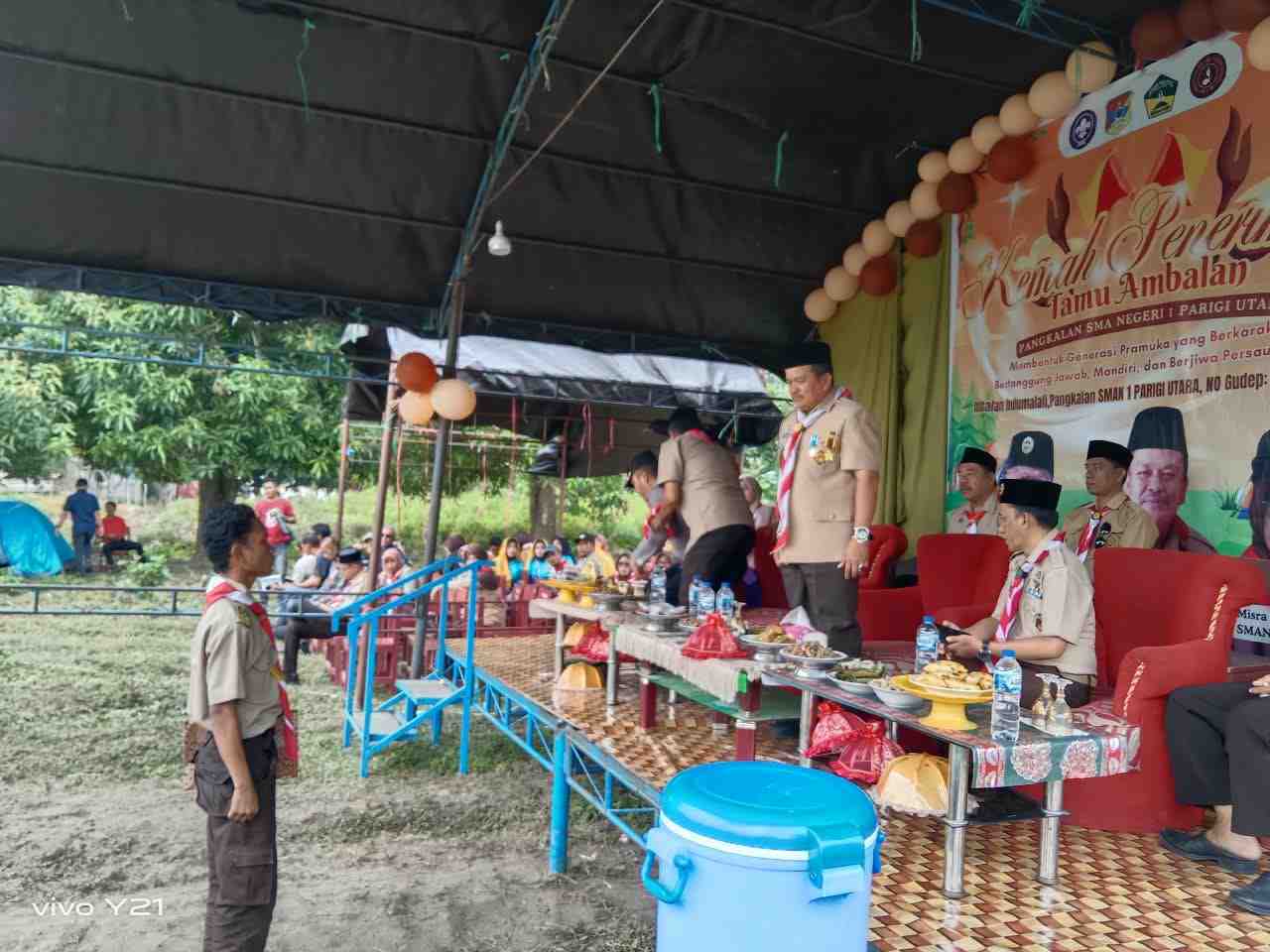 Buka Penerimaan Tamu Ambalan SMAN 1 Parigi Utara, Wabup Tekankan Pentingnya Karakter dan Kejujuran