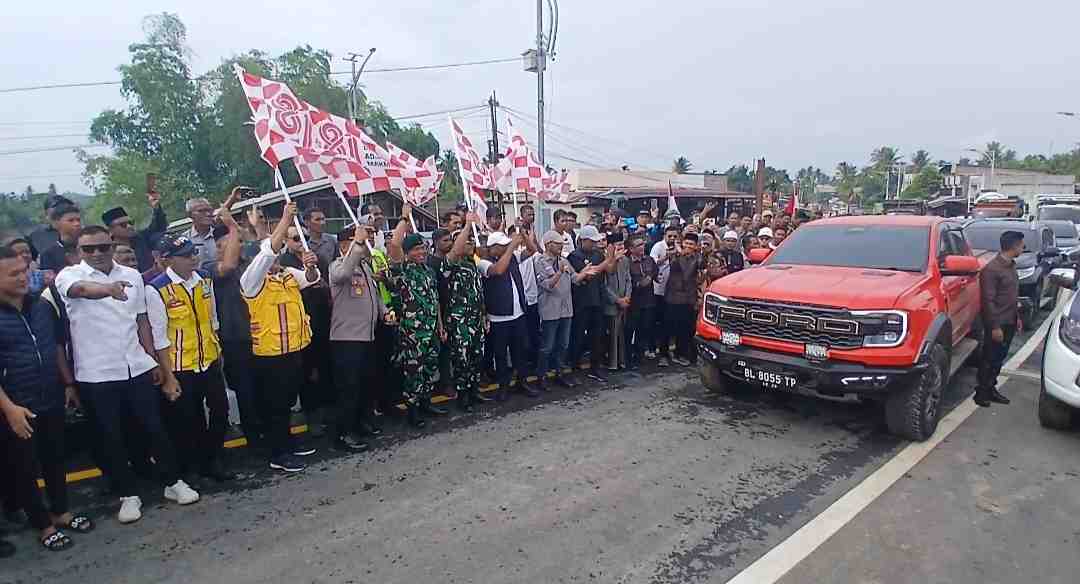 Jembatan Krueng Tingkeum Kembali Dibuka, Jalur Logistik Bireuen-Sumut Kembali Lancar