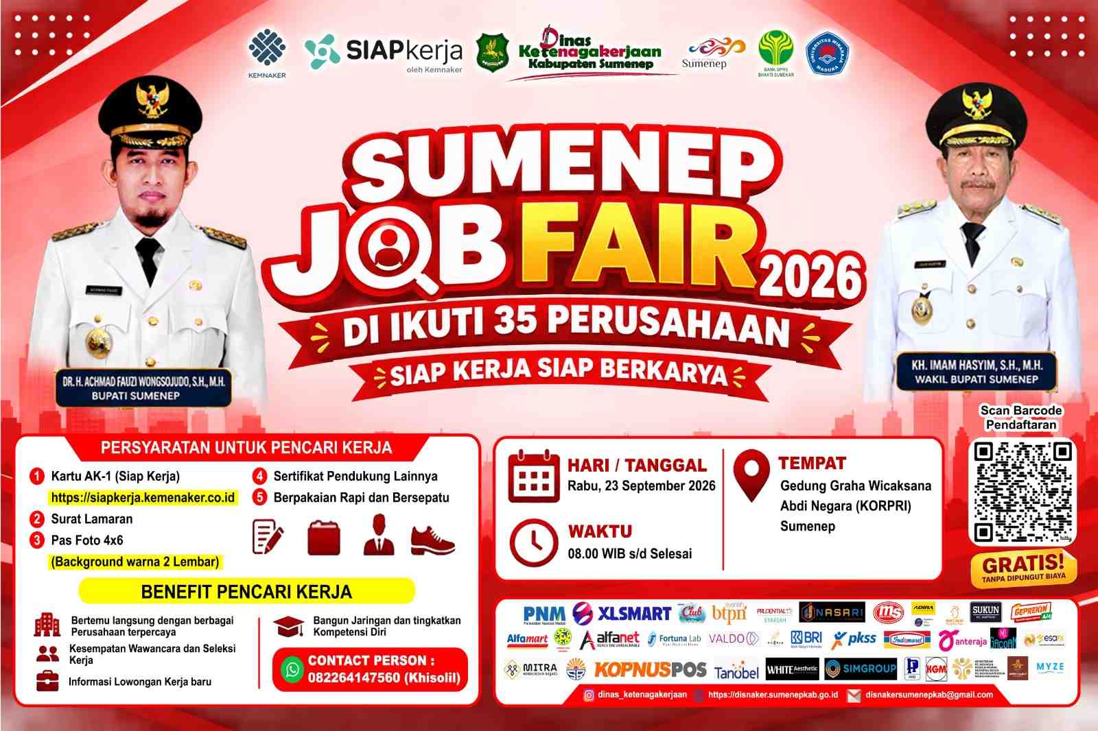 Job Fair Sumenep Buka Akses Kerja bagi Pencari Kerja