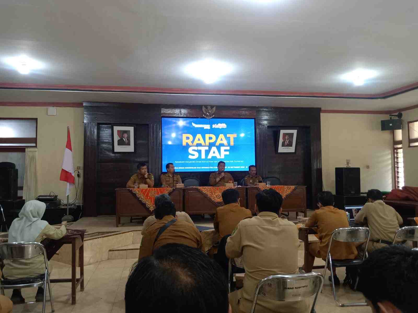 Diskominfo Sumenep Perkuat Disiplin dan Kualitas Pelayanan