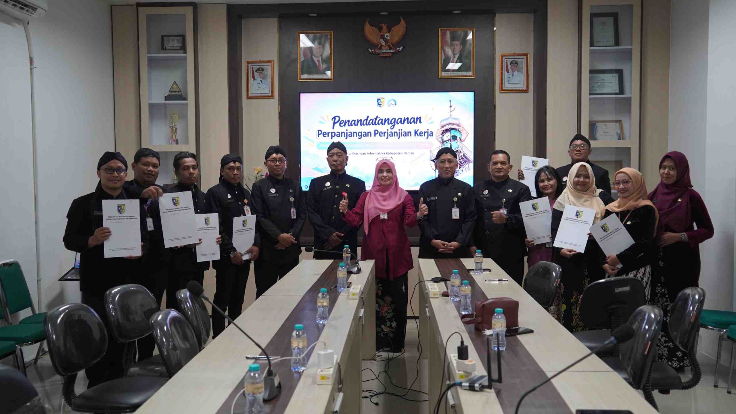 PPPK Paruh Waktu Dinkominfo Demak Diminta Perkuat Integritas dan Kreativitas