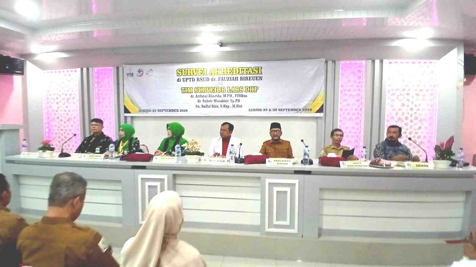 Bupati Bireuen Jadikan Survei Akreditasi RSUD dr Fauziah sebagai Bahan Pembenahan Layanan