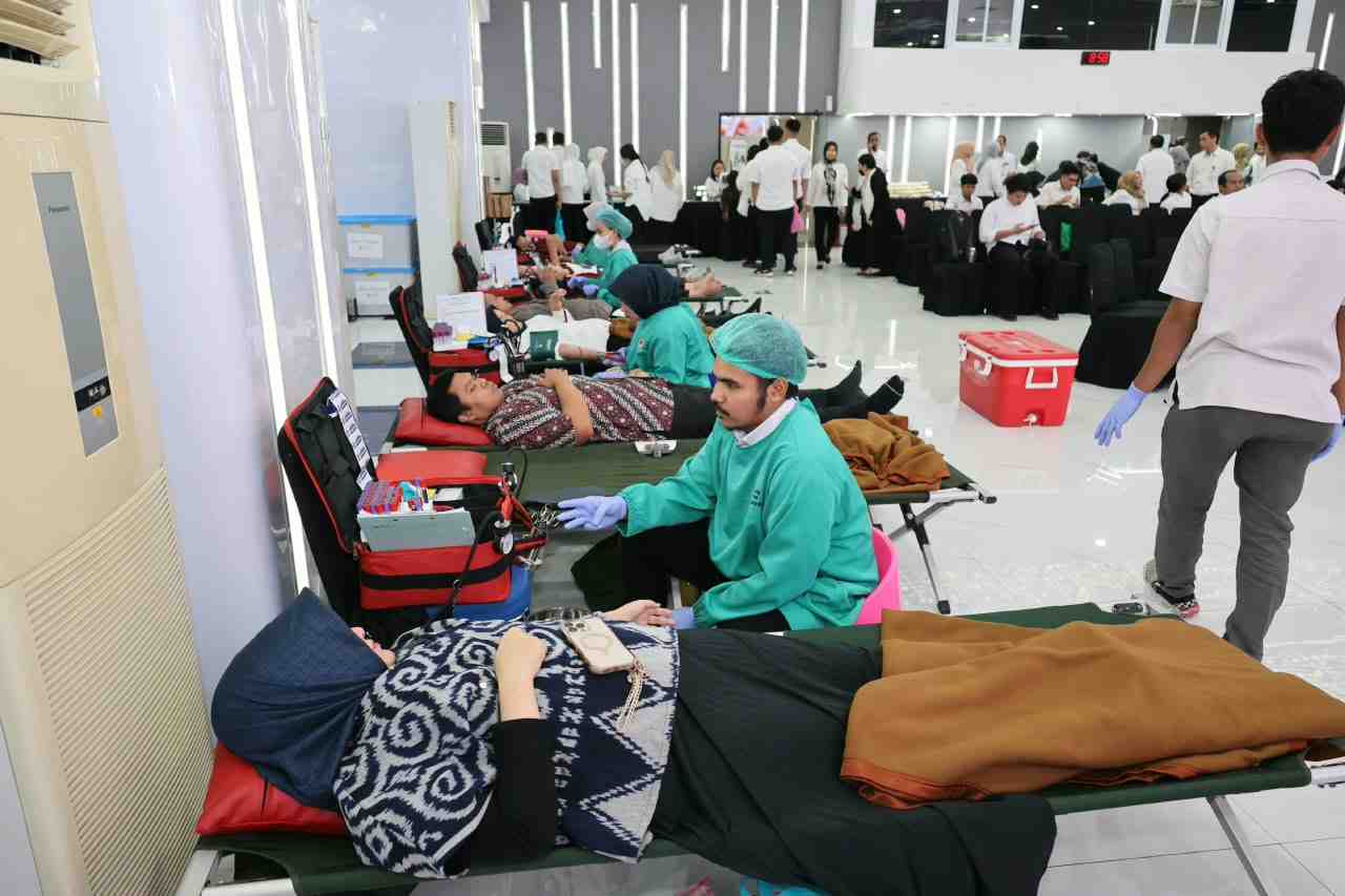 HANTARU Peduli, Lebih dari 300 Pegawai ATR/BPN Ikut Donor Darah