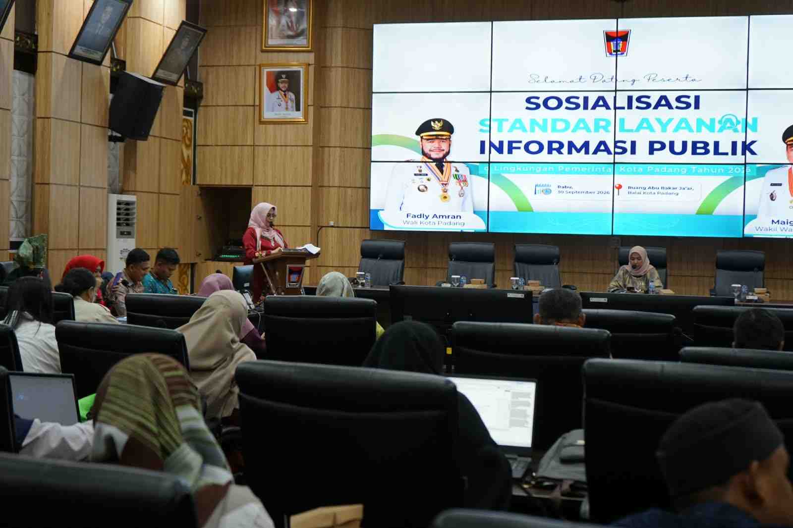 Pemko Padang Perkuat Standar Layanan Informasi Publik di Sekolah