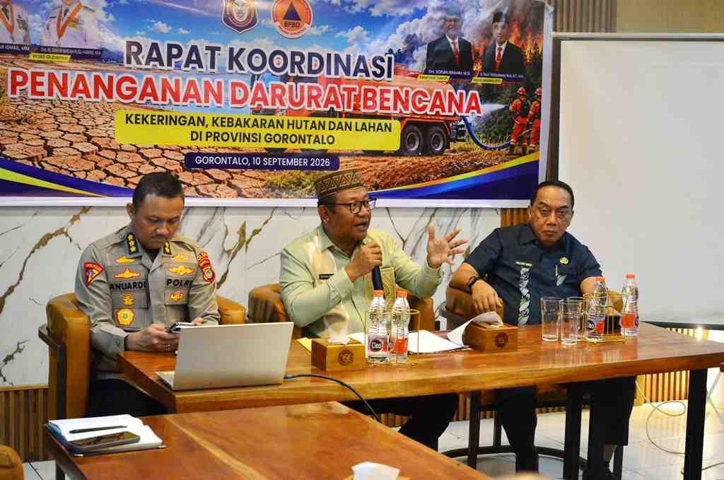 Pemprov Gorontalo Perkuat Penanganan Karhutla dan Kekeringan 