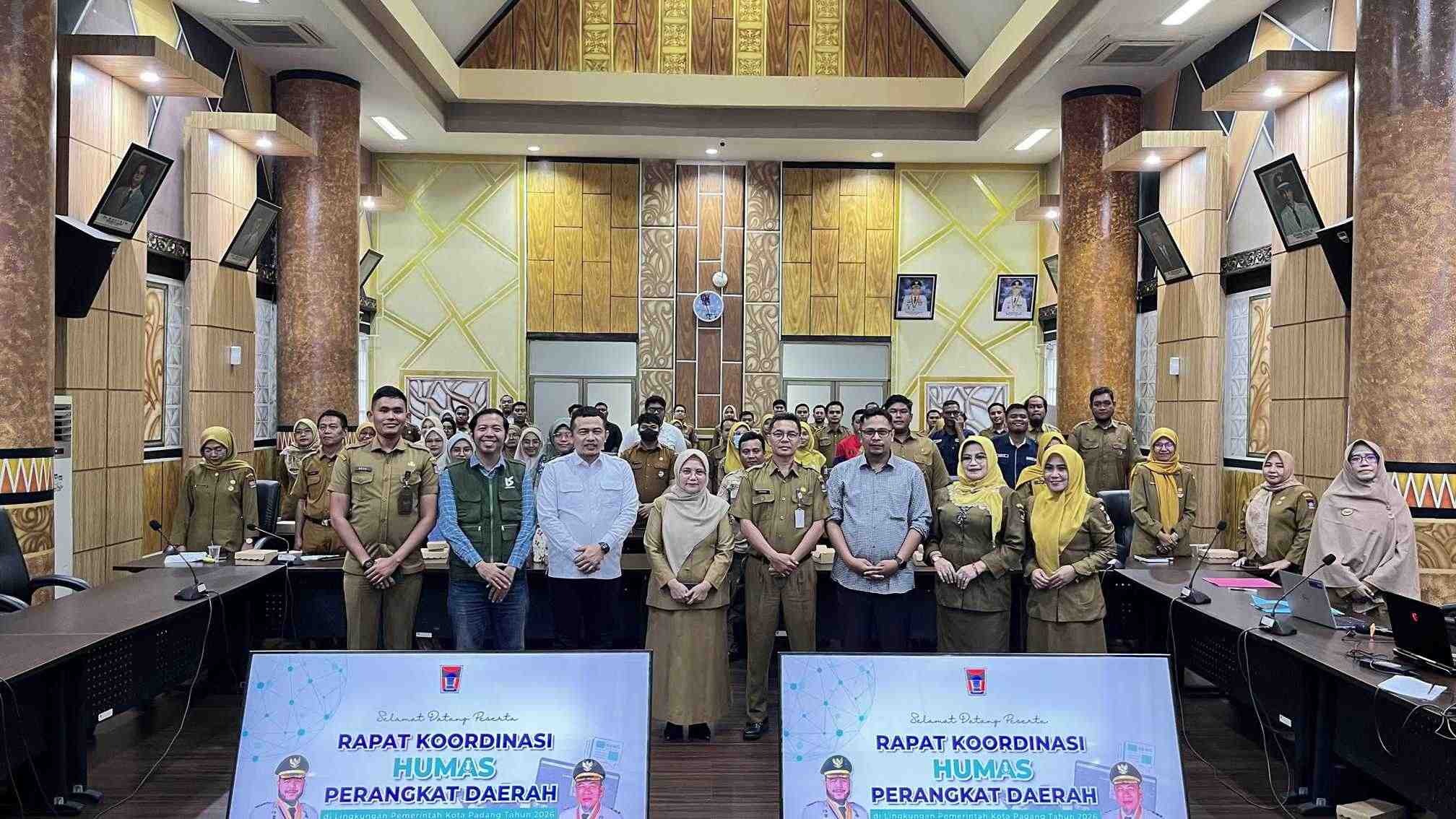 Humas Pemko Padang Perkuat Komunikasi Publik Digital