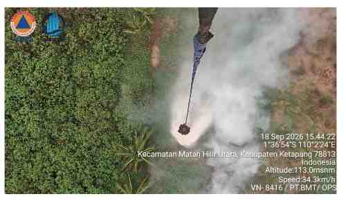 Kalbar Maksimalkan Water Bombing Tangani Karhutla di Ketapang Dan Kayong Utara 