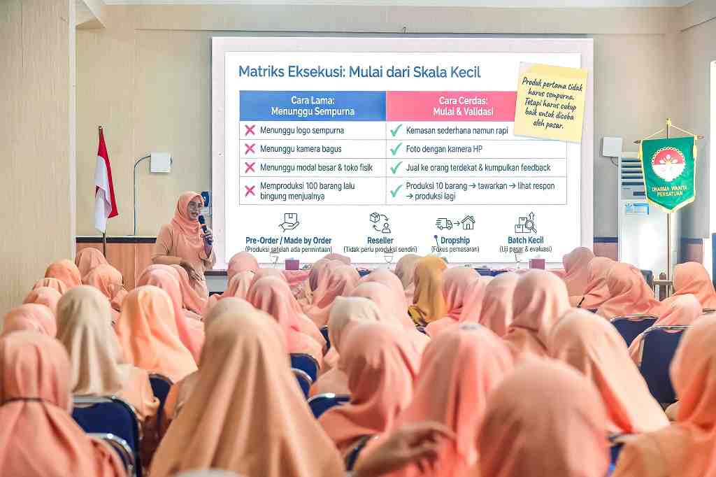 DWP Lumajang Bekali Anggota Strategi Pengemasan dan Pemasaran Digital