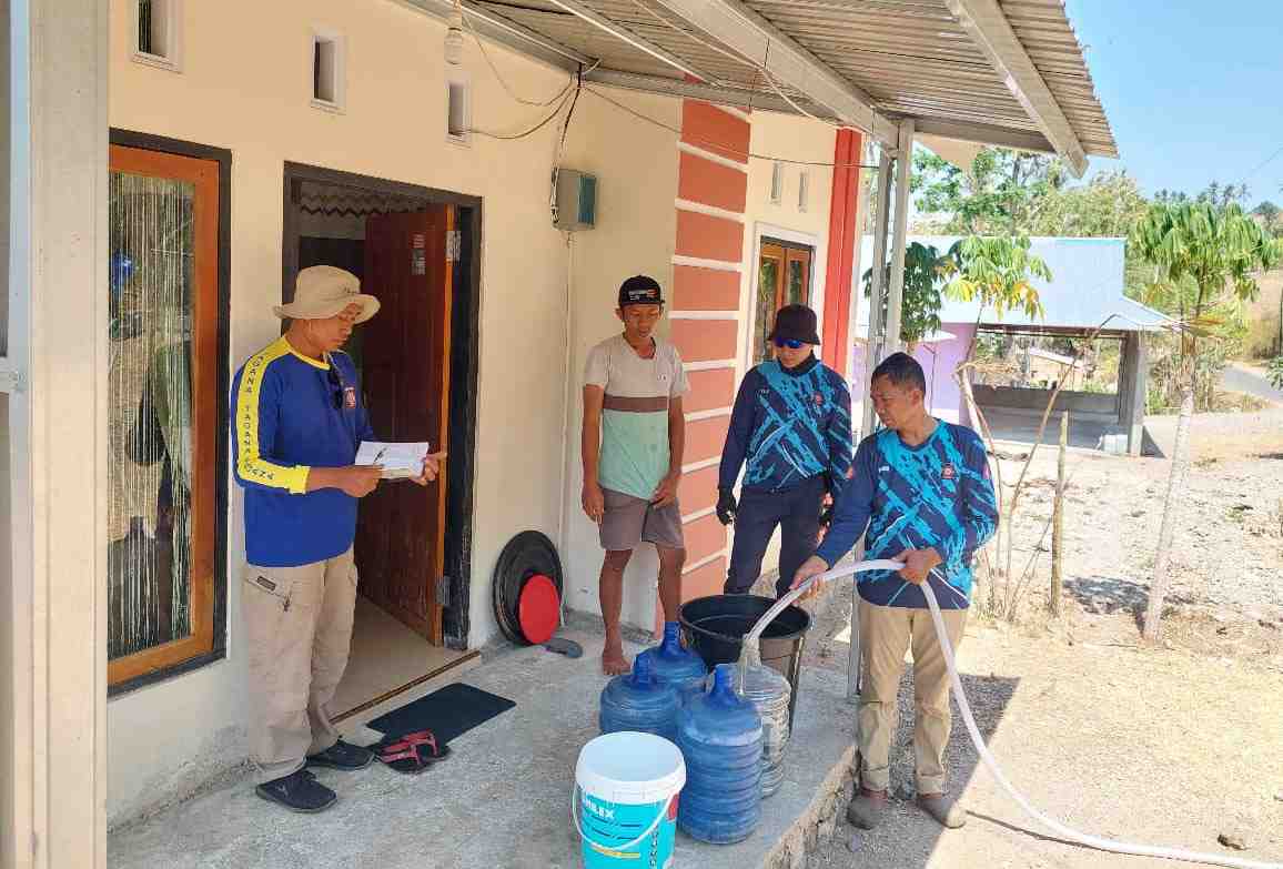 Respons Kekeringan , Pemprov Gorontalo Kirim Bantuan Air Bersih