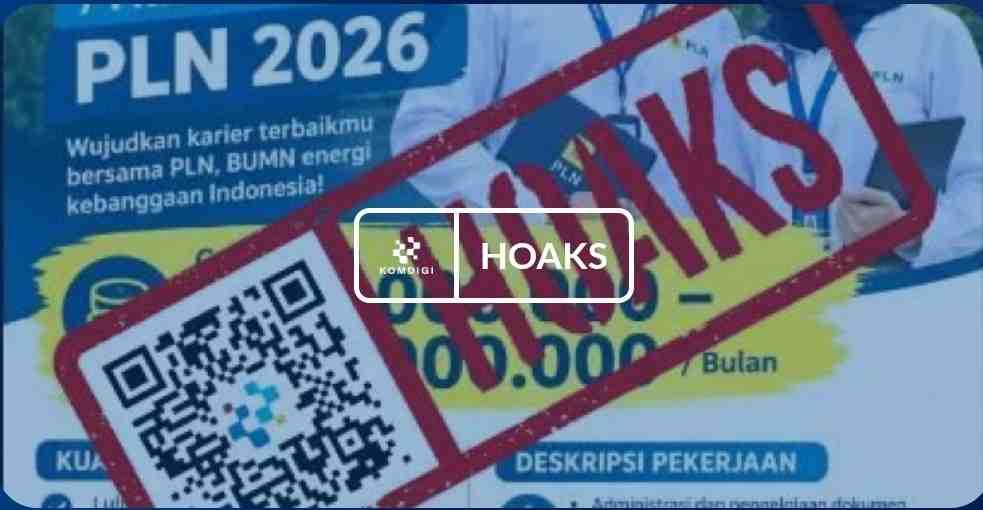 [HOAKS] Tautan Lowongan Kerja PLN 2026