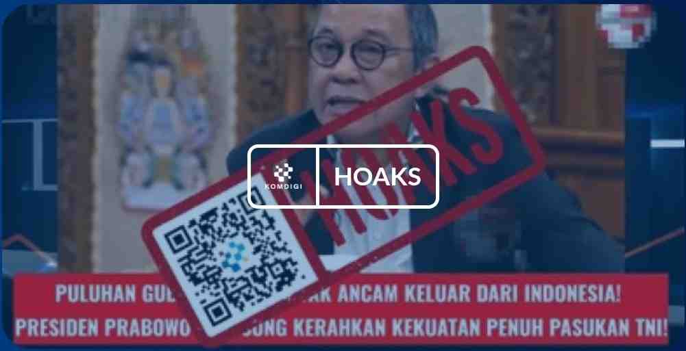 [HOAKS] 18 Gubernur Berontak, Ancam Bikin Provinsinya Keluar NKRI